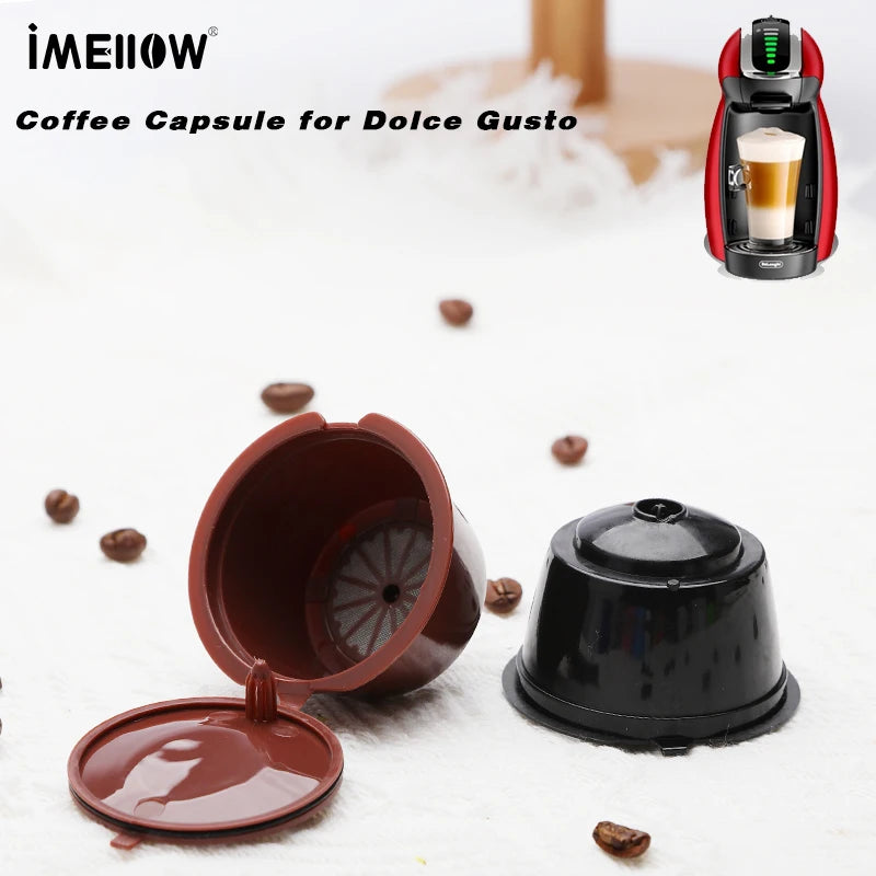 Capsules de café réutilisables pour Nescafe Dolce Gusto, 6 pièces