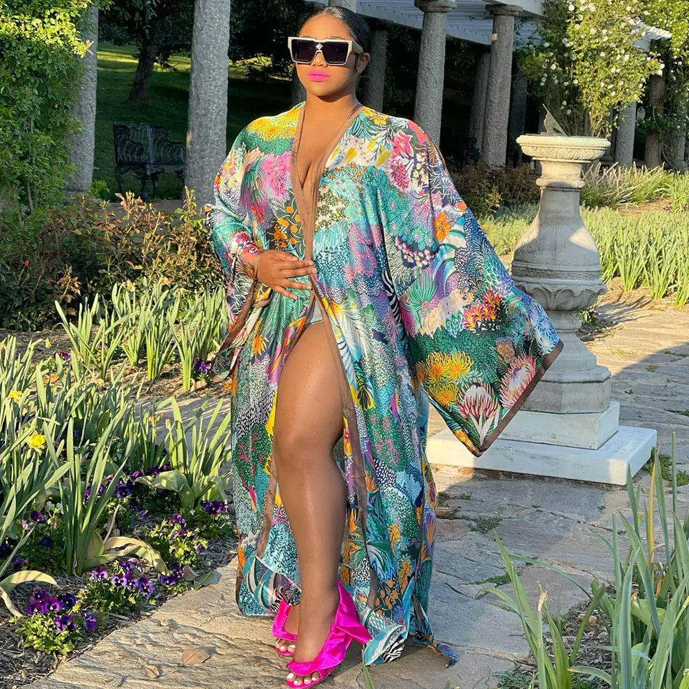 Kimono japonais, cardigan long