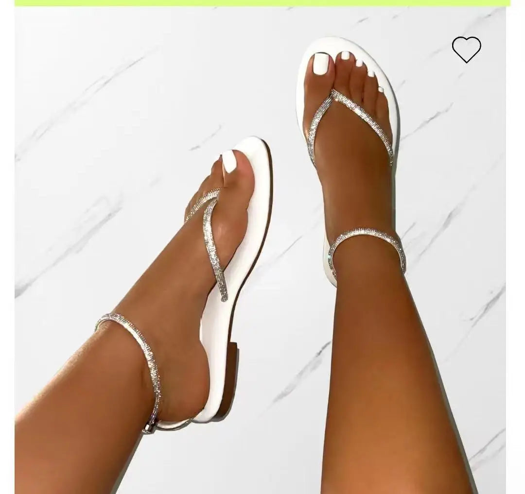 Sandales d'été avec strass