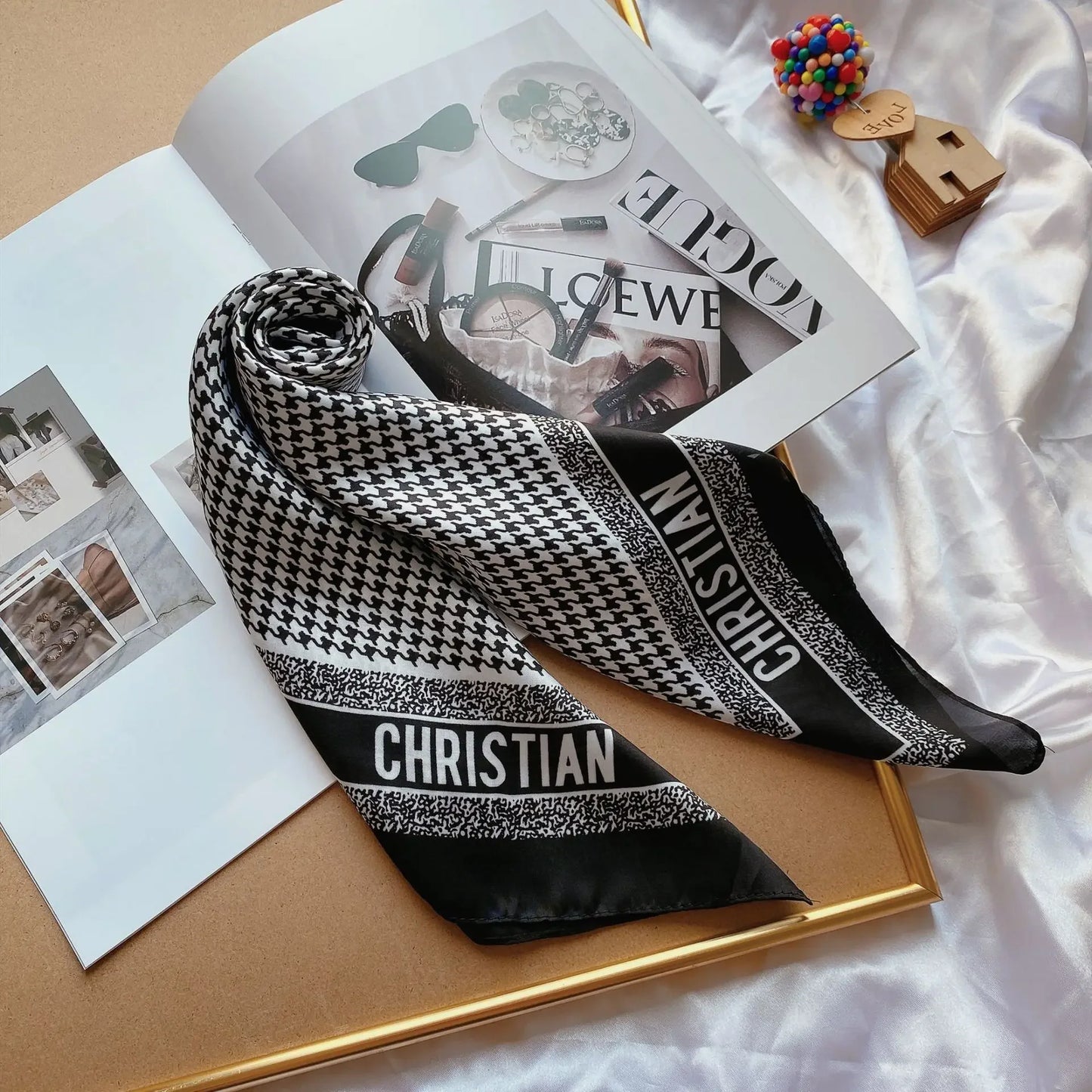 Foulard luxueux carré