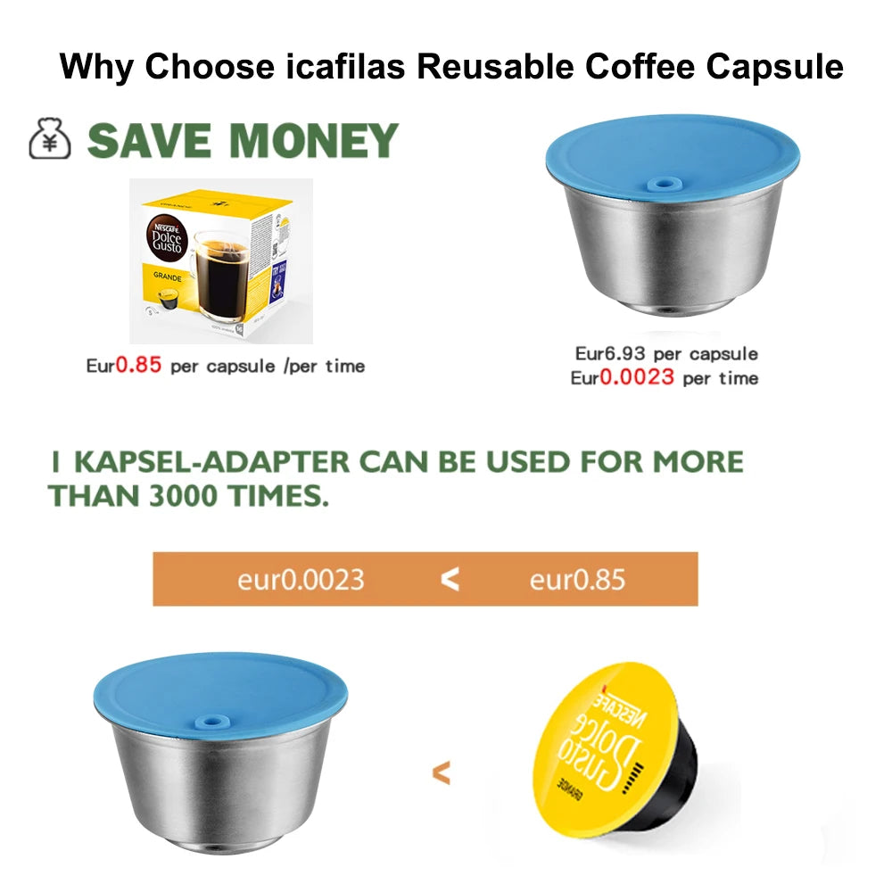 Capsules réutilisable Dolce Gusto thé, café