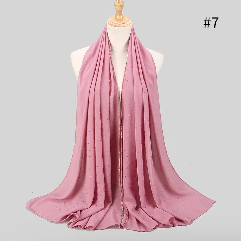 Echarpe en mousseline de soie