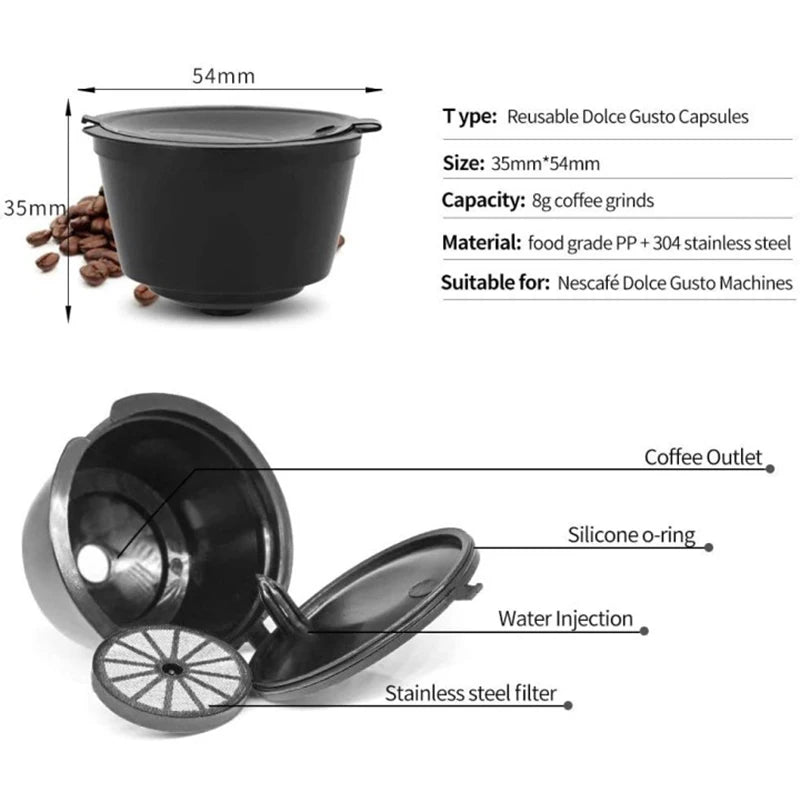 Ensemble de filtres à café réutilisables