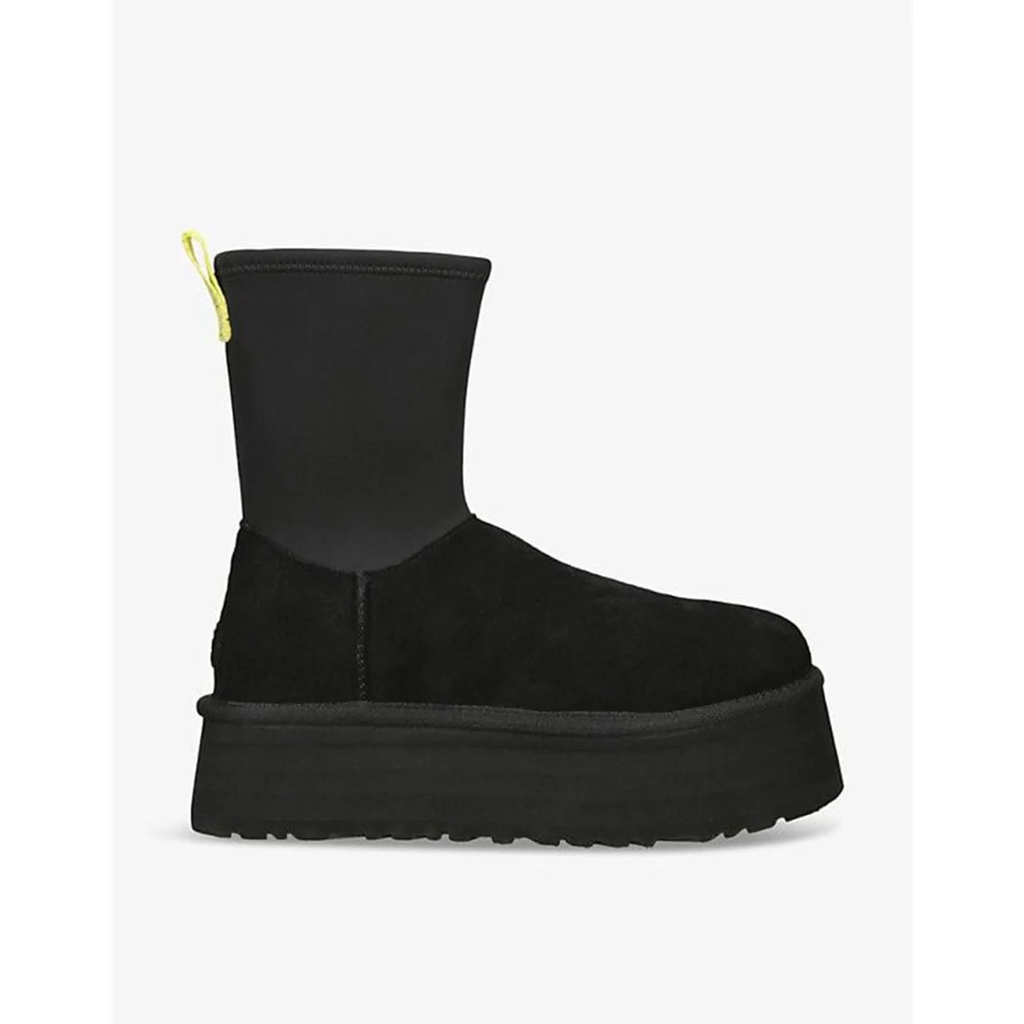 Brown Shoes for Women Black Round Toe Chunky Sock Suede Womens Snow Boots Platform Boot Female Gothic Sale Chic and Elegant Hot