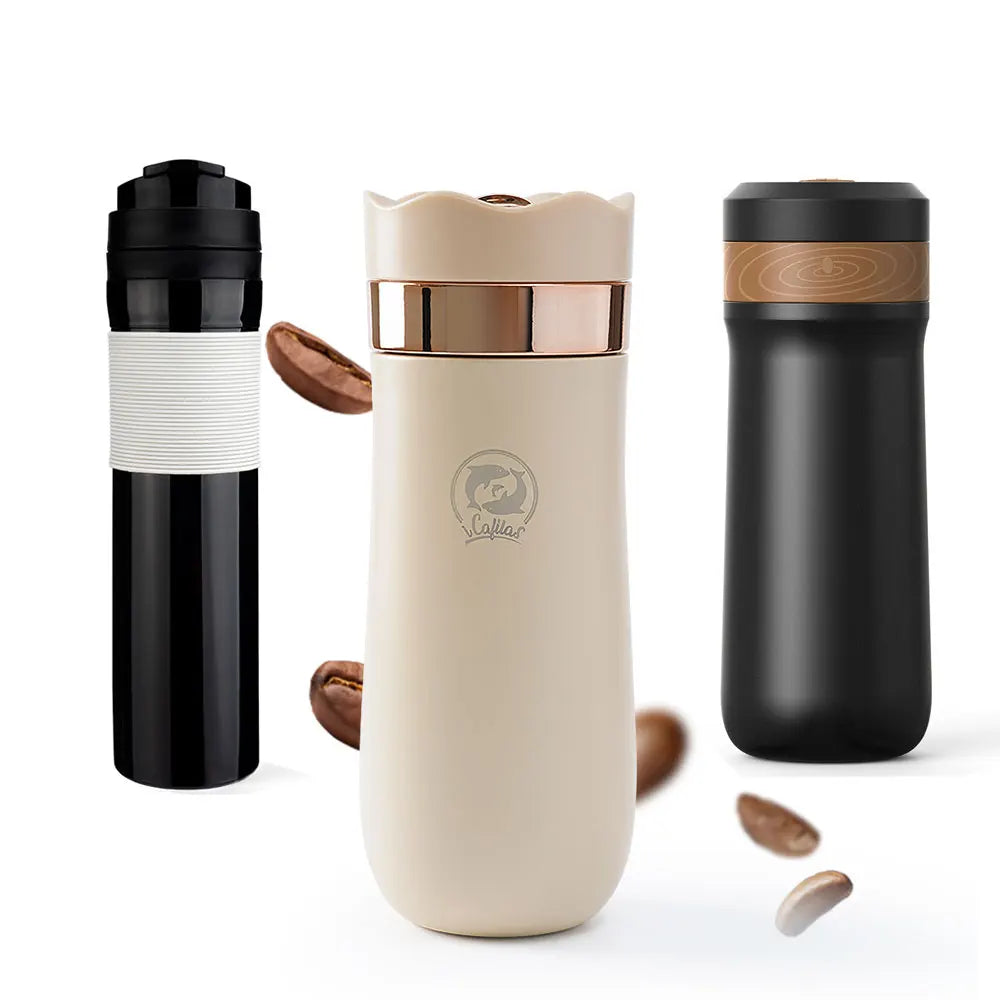 Cafetière à pression française Portable 320ml, cafetière de voyage