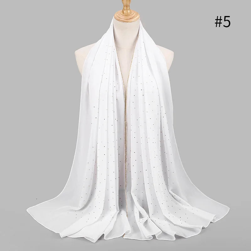 Echarpe en mousseline de soie