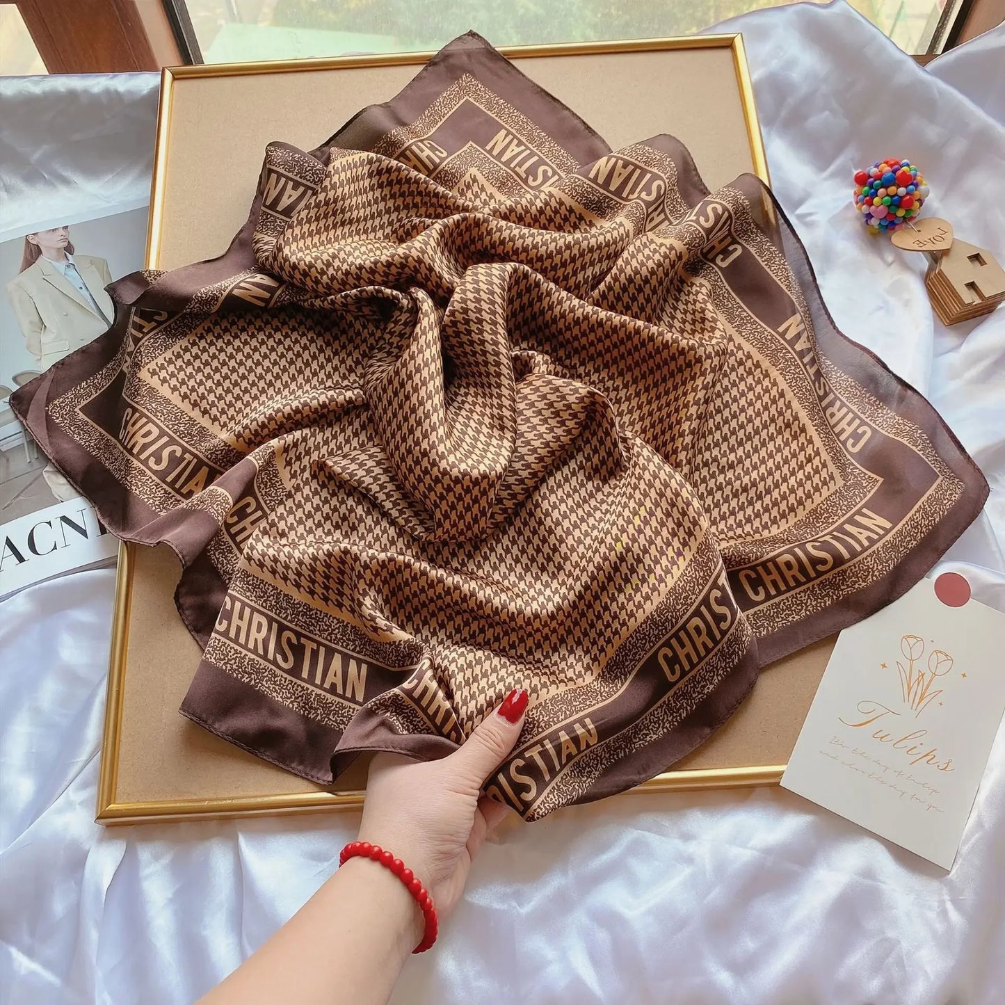 Foulard luxueux carré