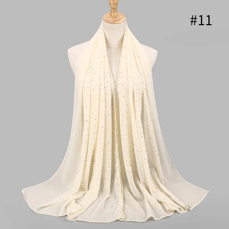 Echarpe en mousseline de soie