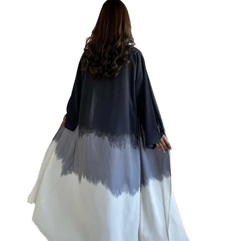 Open Abaya Women Eid Turkey Kaftan Dubai Luxury Muslim Fashion Clothing Islam Robe Femme Musulmane African Dress Kimono Caftan