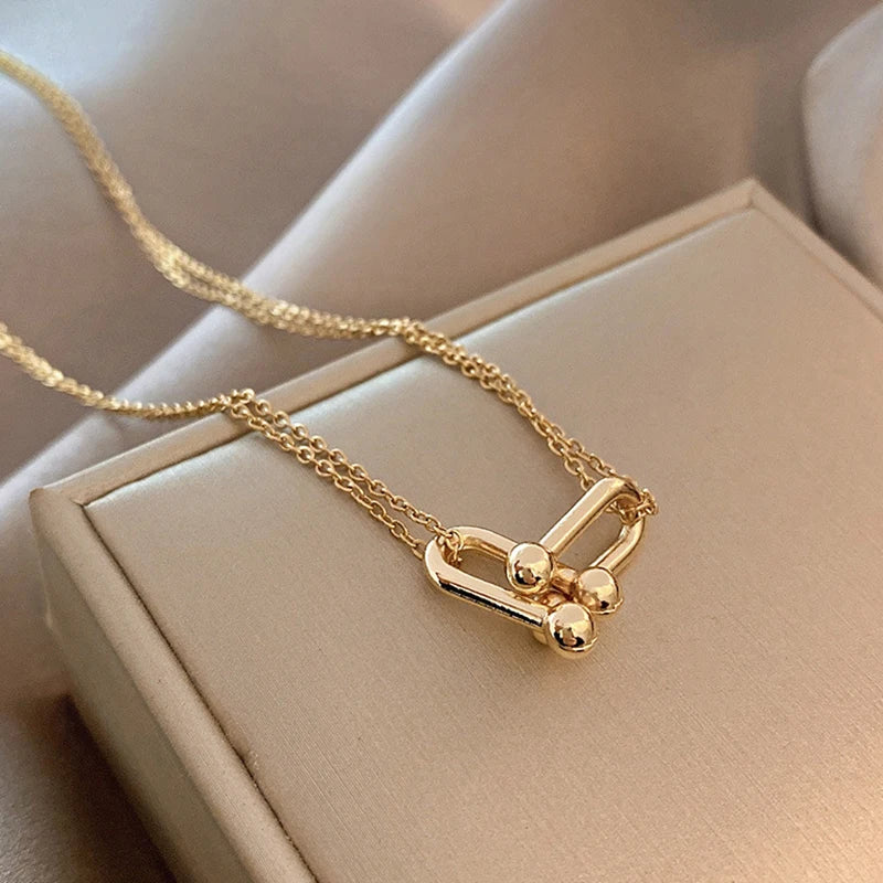 collier classique en acier inoxydable