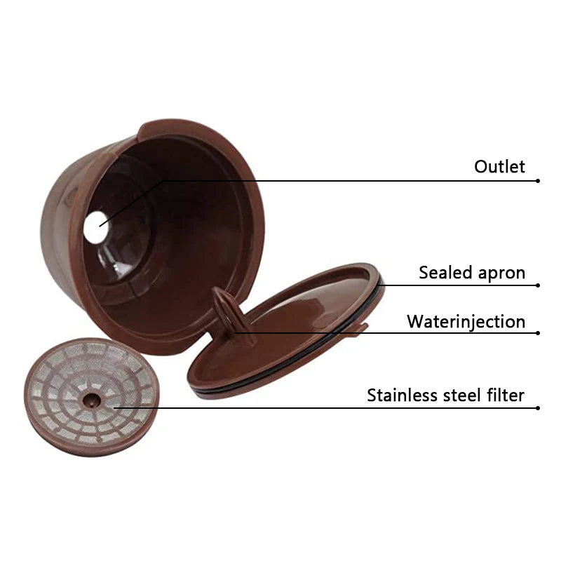 Capsules de café réutilisables, compatibles avec Dolce Gusto