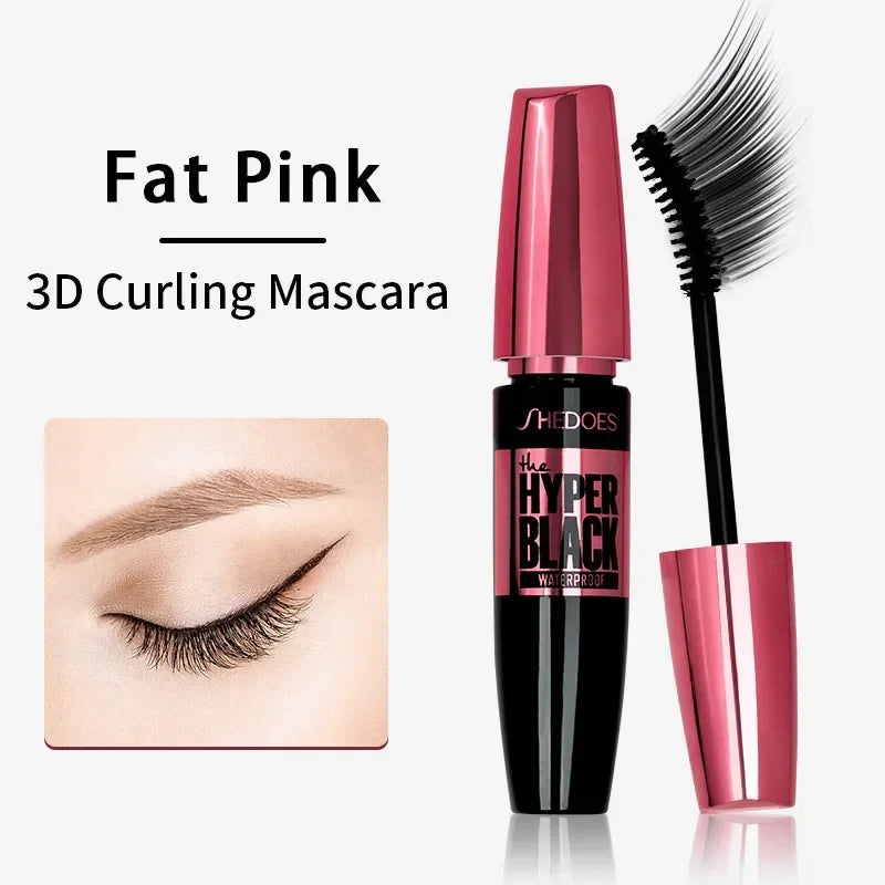 Mascara Volume 5D durable, imperméable, séchage rapide, noir