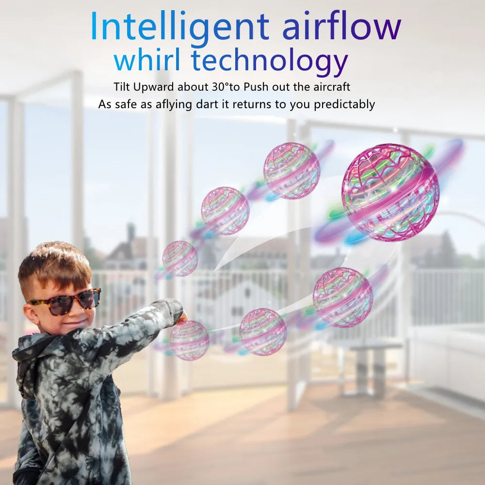 Boule volante originale avec  lumière LED