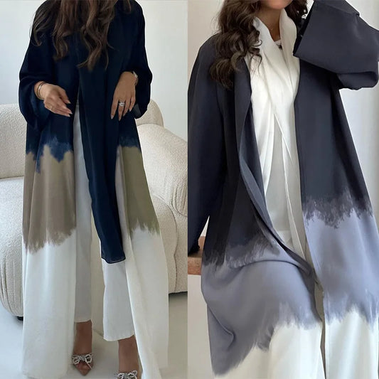 Open Abaya Women Eid Turkey Kaftan Dubai Luxury Muslim Fashion Clothing Islam Robe Femme Musulmane African Dress Kimono Caftan